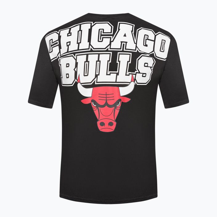 Ανδρικό New Era NBA Large Graphic BP OS Tee Chicago Bulls μαύρο 8